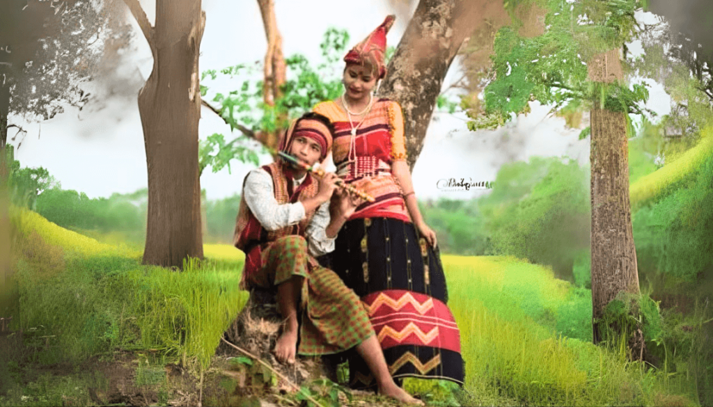 Rabha Tribe Rabha dress Traditional Dress of Assam 4